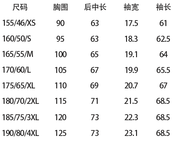 防风衣/前后防风
